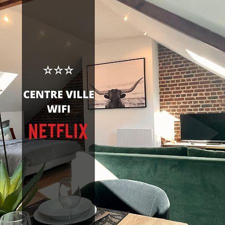 Downtown Loft - Centre Ville - Wifi - Netflix Amiens Dış mekan fotoğraf